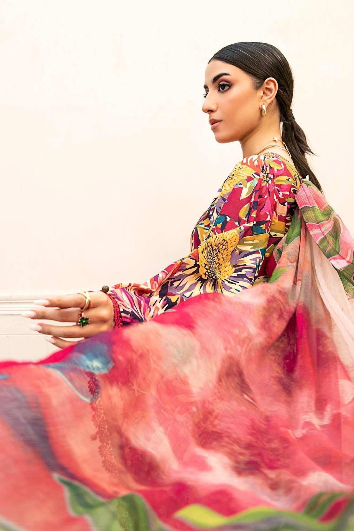 Maria B | Eid Basic Lawn | MB-CUS25-903B by Maria Faisal - Registered Vendor of : Maria B - type : Ladies Clothes - 100% original wedding dresses