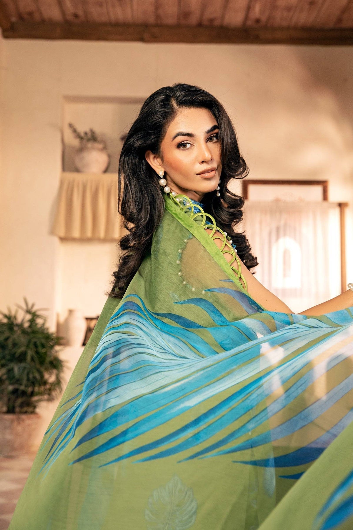 Maria B | Eid Basic Lawn | MB-CUS25-906A by Maria Faisal - Registered Vendor of : Maria B - type : Ladies Clothes - 100% original wedding dresses