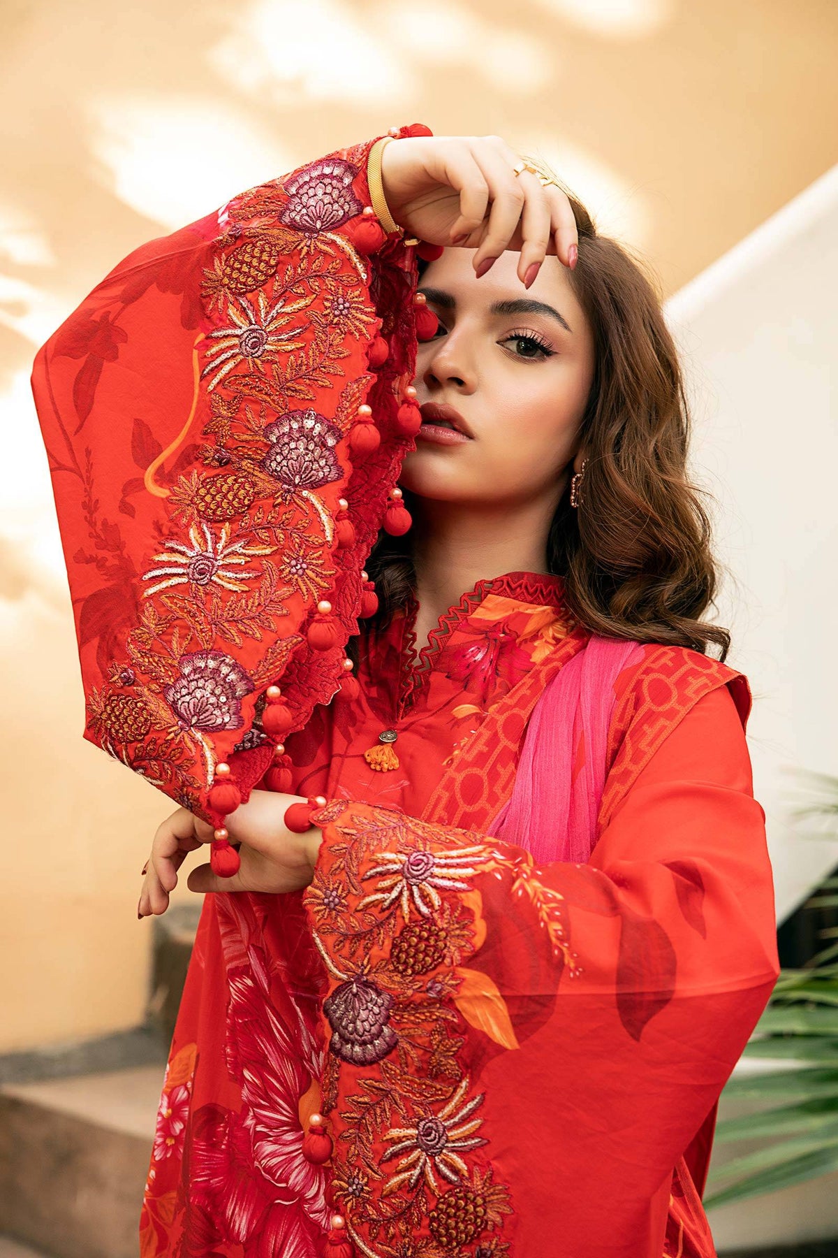 Maria B | Eid Basic Lawn | MB-CUS25-907A by Maria Faisal - Registered Vendor of : Maria B - type : Ladies Clothes - 100% original wedding dresses