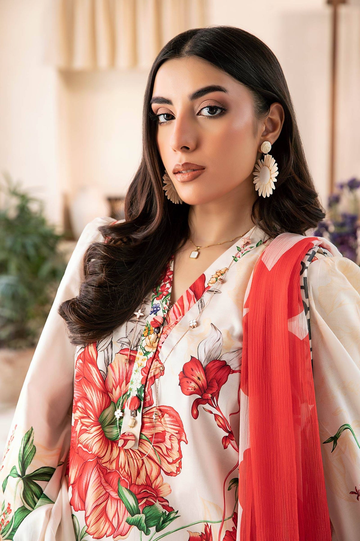 Maria B | Eid Basic Lawn | MB-CUS25-907B by Maria Faisal - Registered Vendor of : Maria B - type : Ladies Clothes - 100% original wedding dresses