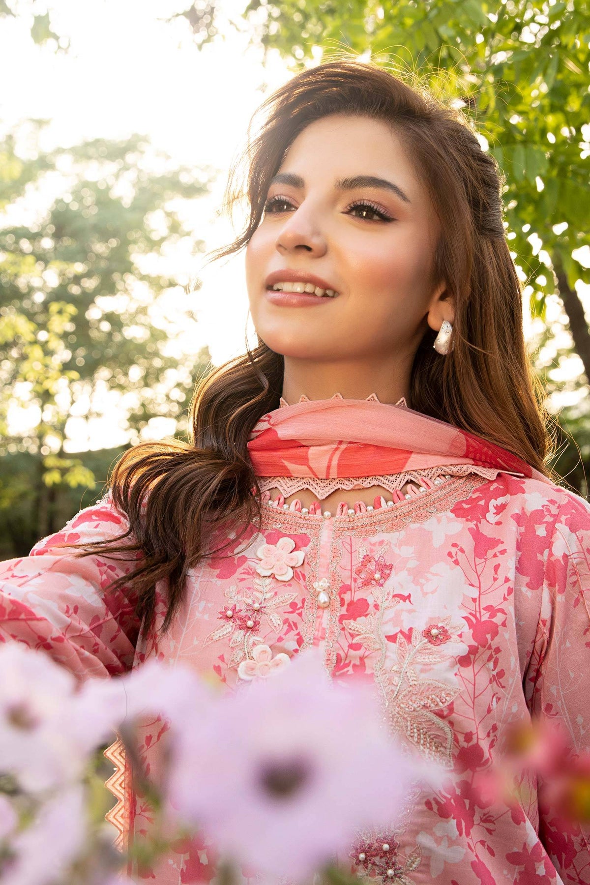 Maria B | Eid Basic Lawn | MB-CUS25-910B by Maria Faisal - Registered Vendor of : Maria B - type : Ladies Clothes - 100% original wedding dresses