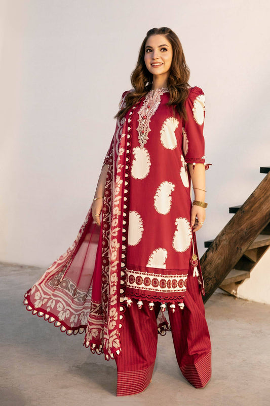 Maria B | Eid Basic Lawn | MB-CUS25-911A by Maria Faisal - Registered Vendor of : Maria B - type : Ladies Clothes - 100% original wedding dresses