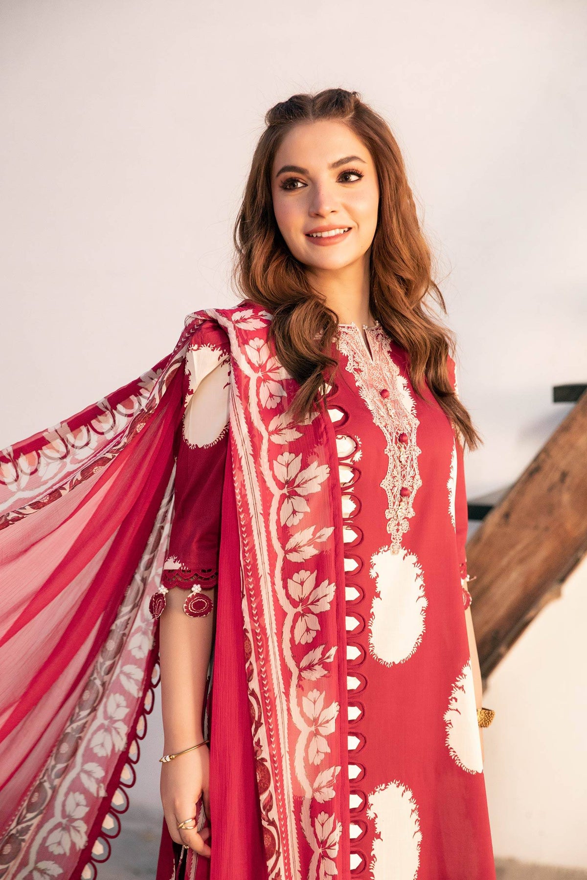 Maria B | Eid Basic Lawn | MB-CUS25-911A by Maria Faisal - Registered Vendor of : Maria B - type : Ladies Clothes - 100% original wedding dresses
