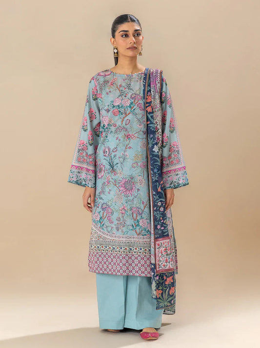 Morbagh | Lawn Collection 24 | SOUL BLUE - Ladies Clothes 
