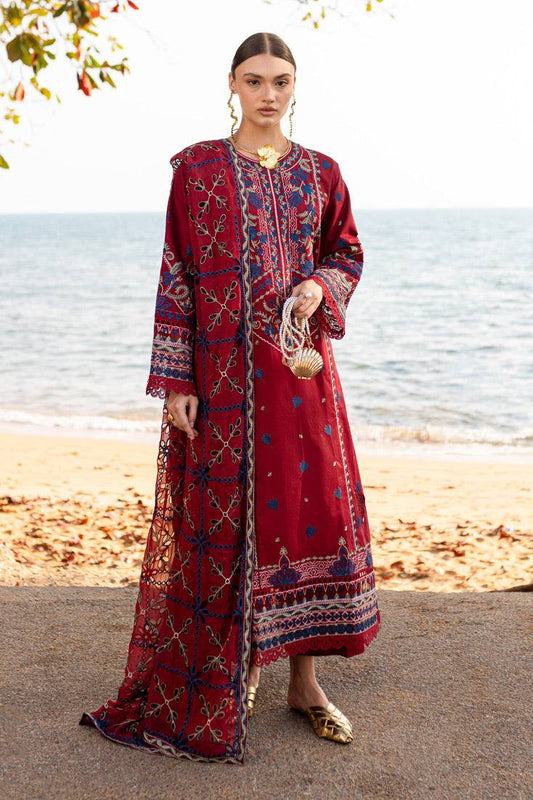 Marjjan | Fasana Lawn | MBL-07 A by Maria Faisal - Registered Vendor of : Marjjan - type : Ladies Clothes - 100% original wedding dresses