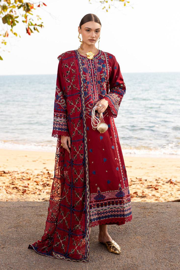 Marjjan | Fasana Lawn | MBL-07 A by Maria Faisal - Registered Vendor of : Marjjan - type : Ladies Clothes - 100% original wedding dresses