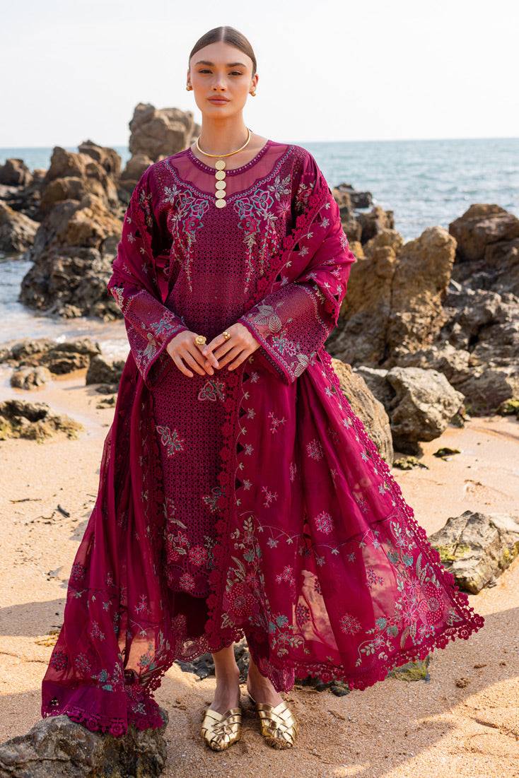 Marjjan | Fasana Lawn | MBL-08 A by Maria Faisal - Registered Vendor of : Marjjan - type : Ladies Clothes - 100% original wedding dresses