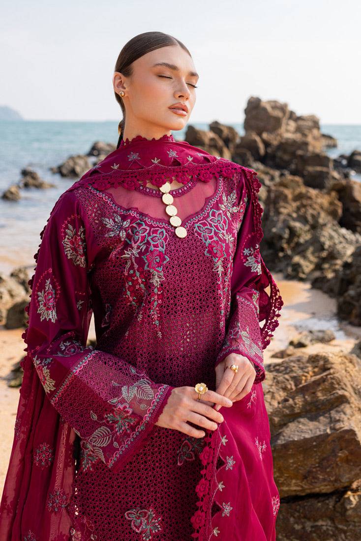 Marjjan | Fasana Lawn | MBL-08 A by Maria Faisal - Registered Vendor of : Marjjan - type : Ladies Clothes - 100% original wedding dresses