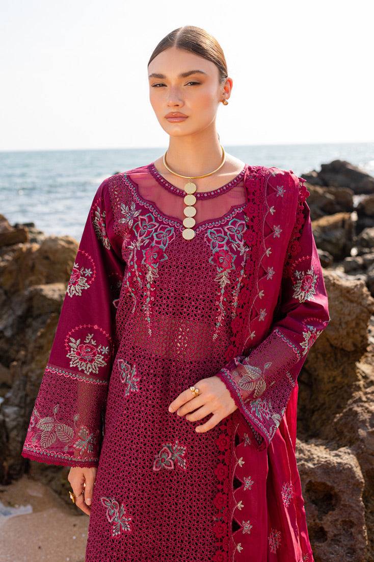 Marjjan | Fasana Lawn | MBL-08 A by Maria Faisal - Registered Vendor of : Marjjan - type : Ladies Clothes - 100% original wedding dresses
