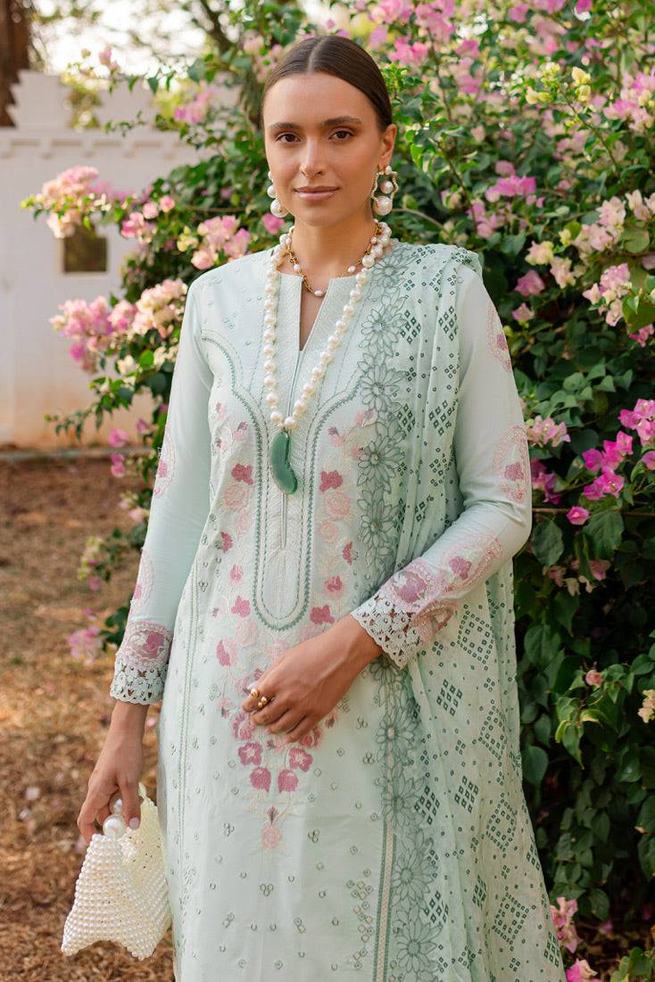 Marjjan | Fasana Lawn | MBL-09 A by Maria Faisal - Registered Vendor of : Marjjan - type : Ladies Clothes - 100% original wedding dresses