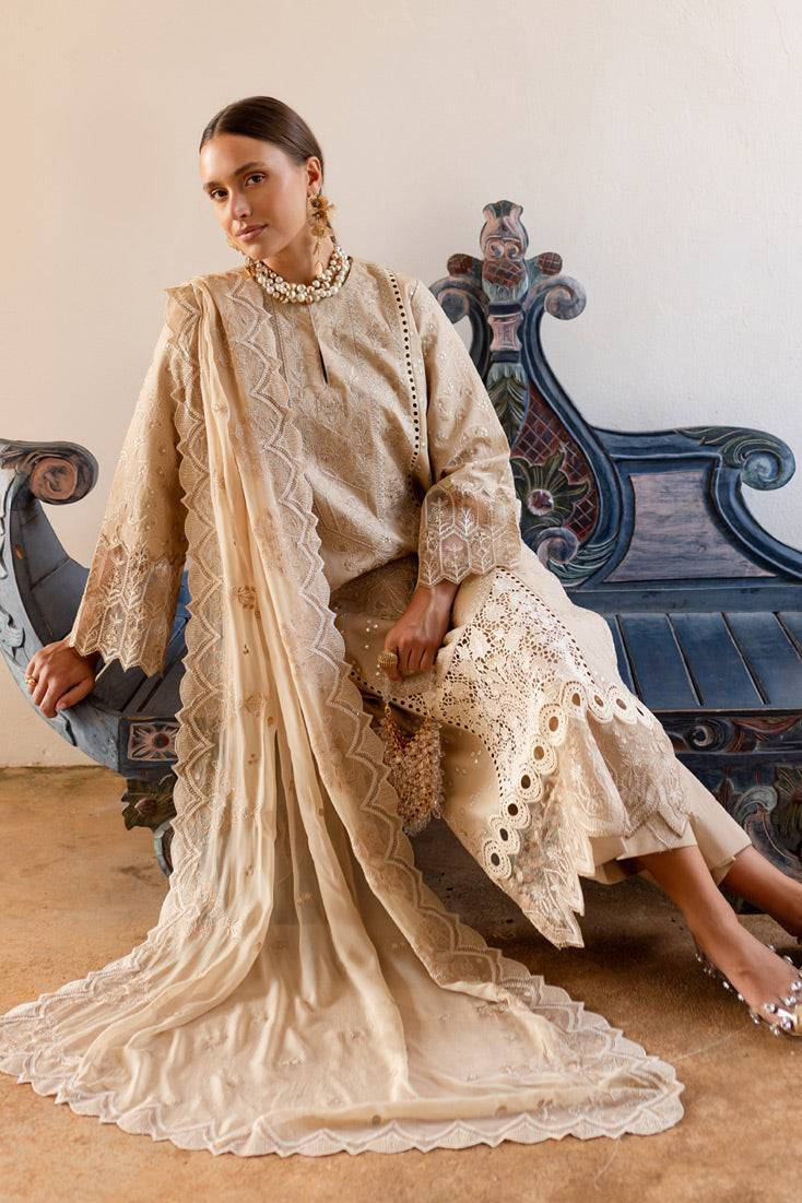 Marjjan | Fasana Lawn | MBL-12 A by Maria Faisal - Registered Vendor of : Marjjan - type : Ladies Clothes - 100% original wedding dresses
