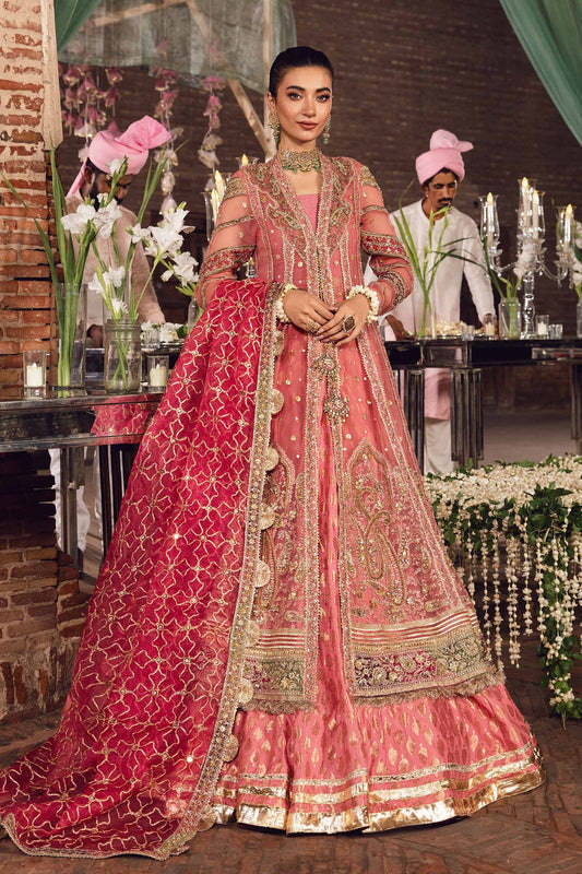 Maria B | Bridal Couture | Gulsum - Designer Dress with Intricate embroidery and embellishments. Shop elegent wedding dress at Maria Faisal.