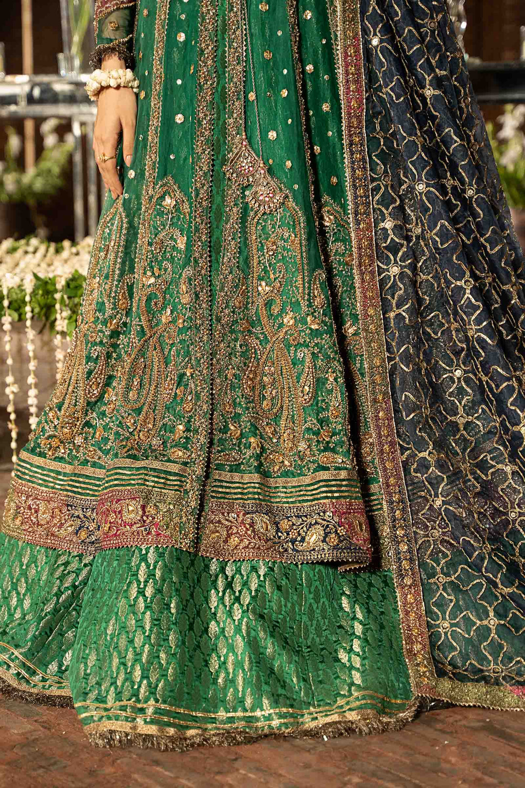 Maria B | Bridal Couture | Shyla - Designer Dress with Intricate embroidery and embellishments. Shop elegent wedding dress at Maria Faisal.