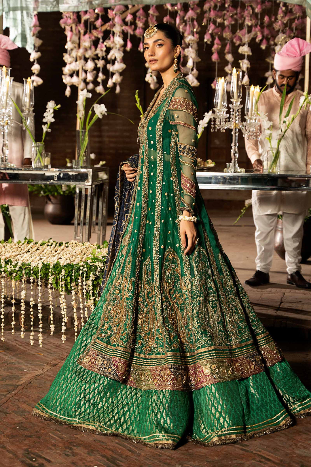 Maria B | Bridal Couture | Shyla - Designer Dress with Intricate embroidery and embellishments. Shop elegent wedding dress at Maria Faisal.