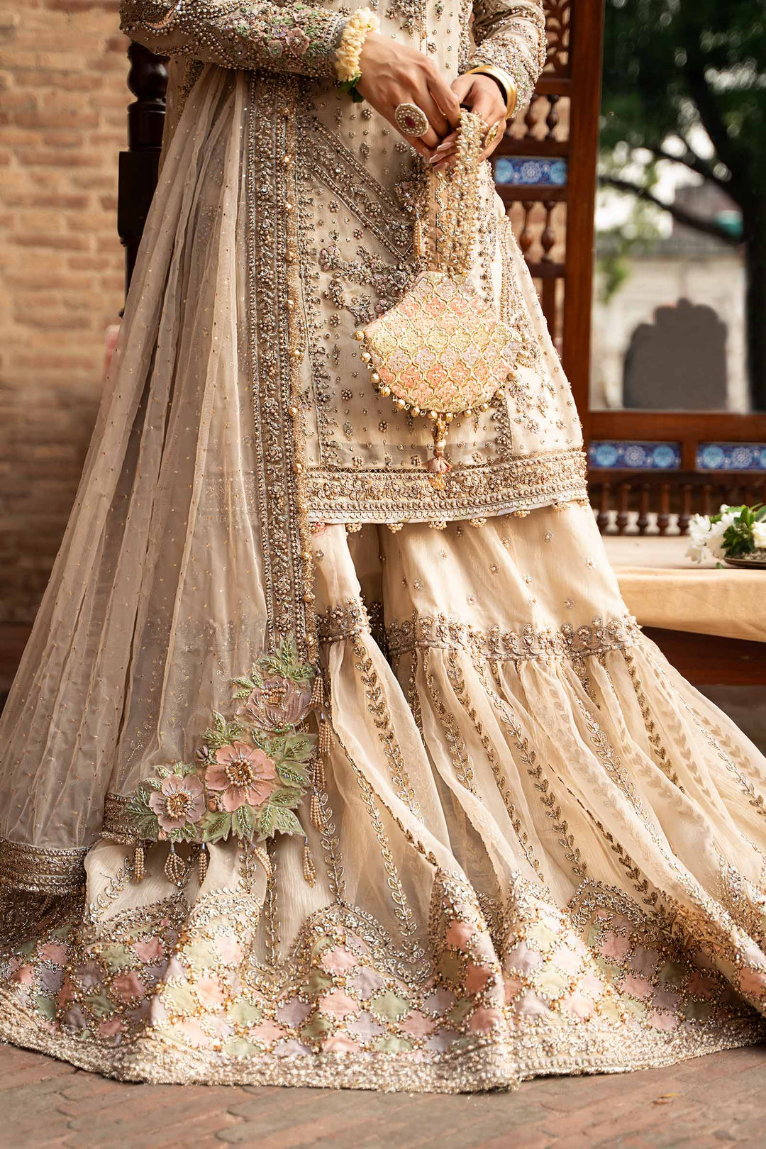 Maria B | Bridal Couture | Ishtar - Designer Dress with Intricate embroidery and embellishments. Shop elegent wedding dress at Maria Faisal.