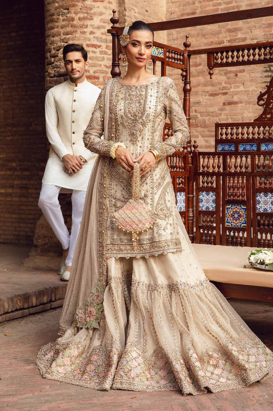 Maria B | Bridal Couture | Ishtar - Designer Dress with Intricate embroidery and embellishments. Shop elegent wedding dress at Maria Faisal.