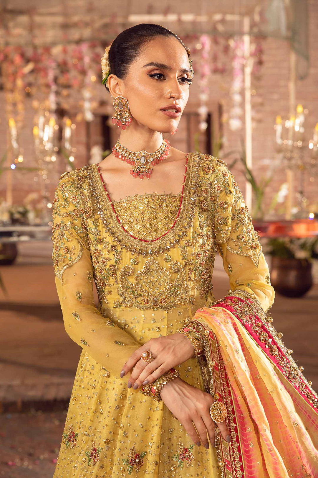 Maria B | Bridal Couture | Oriel - Designer Dress with Intricate embroidery and embellishments. Shop elegent wedding dress at Maria Faisal.