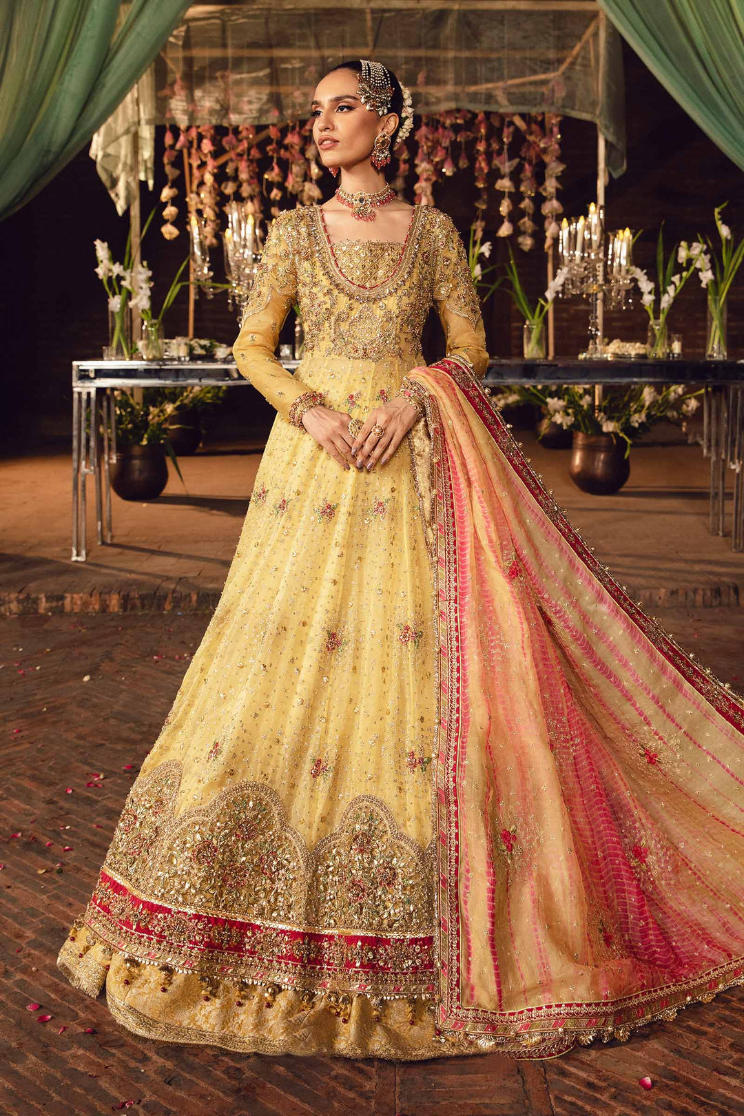 Maria B | Bridal Couture | Oriel - Designer Dress with Intricate embroidery and embellishments. Shop elegent wedding dress at Maria Faisal.