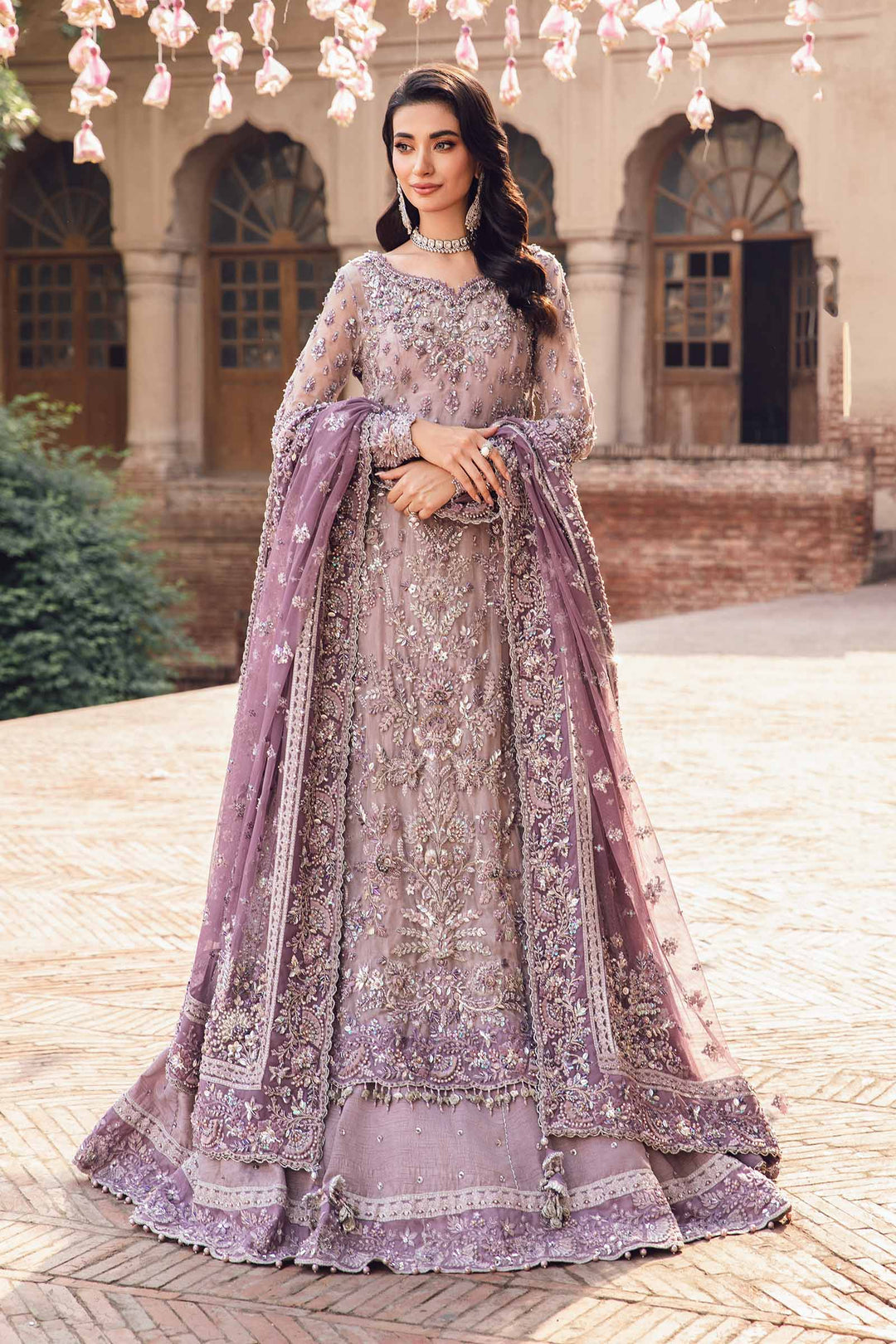 Maria B | Bridal Couture | Pinar - Designer Dress with Intricate embroidery and embellishments. Shop elegent wedding dress at Maria Faisal.