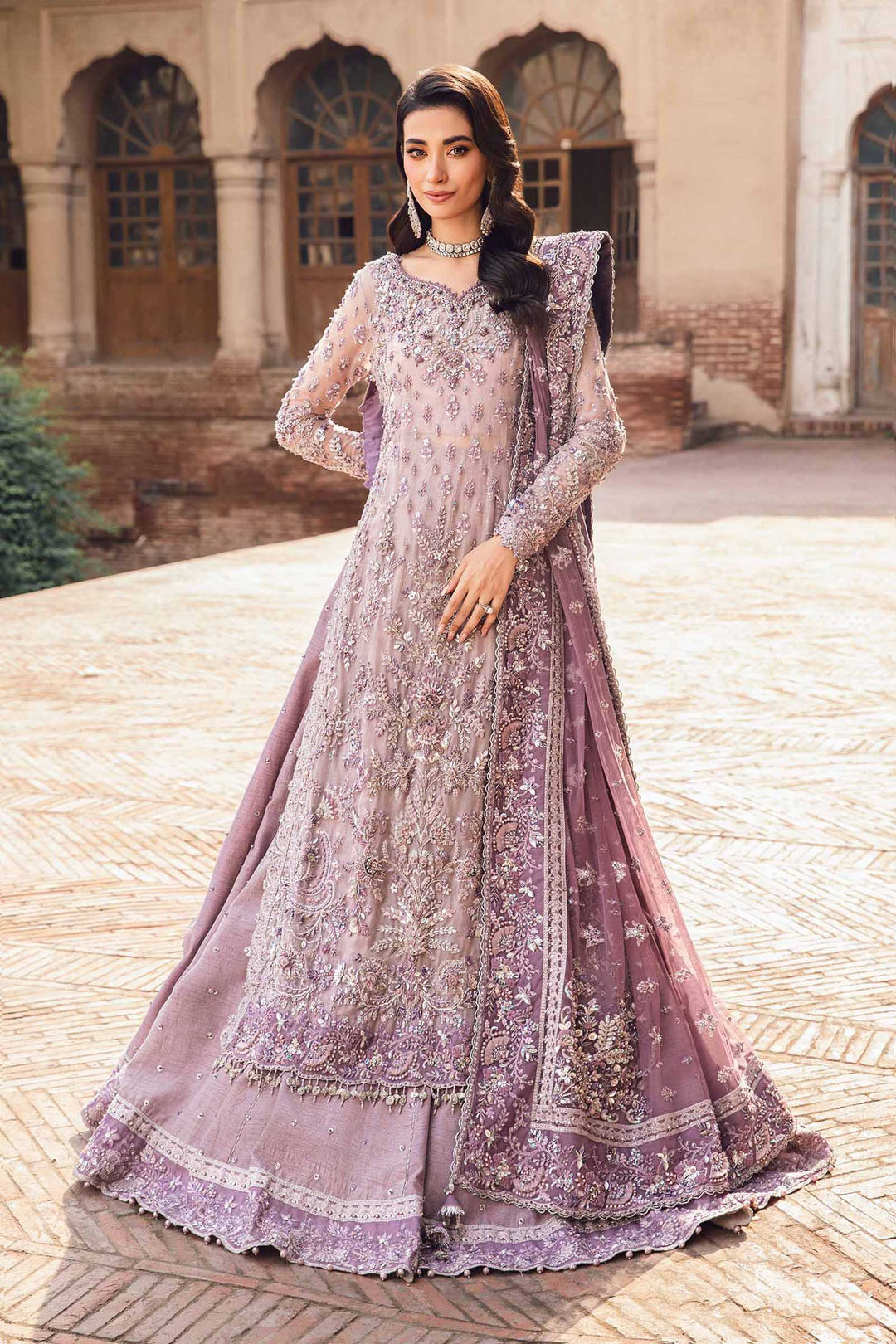 Maria B | Bridal Couture | Pinar - Designer Dress with Intricate embroidery and embellishments. Shop elegent wedding dress at Maria Faisal.