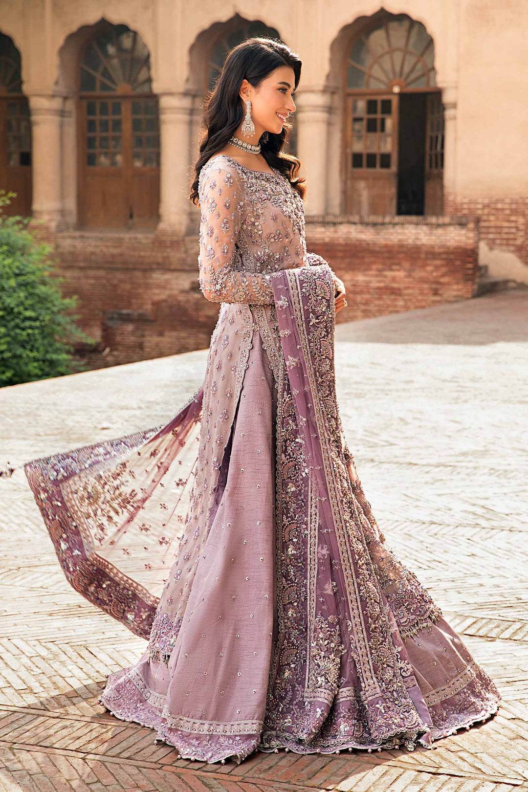 Maria B | Bridal Couture | Pinar - Designer Dress with Intricate embroidery and embellishments. Shop elegent wedding dress at Maria Faisal.