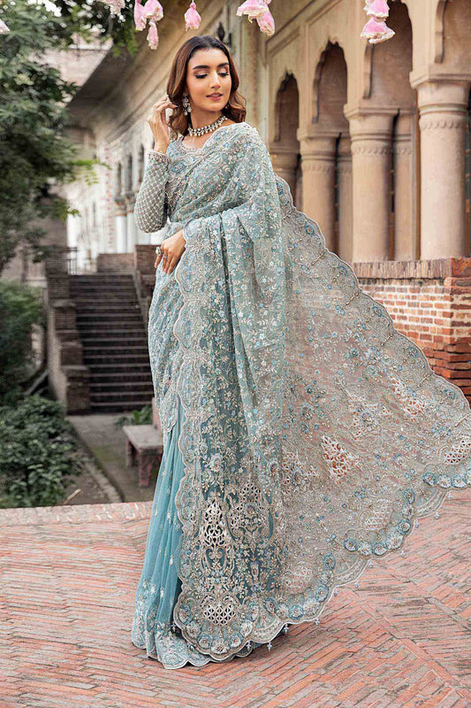 Maria B | Bridal Couture | Mabel - Designer Dress with Intricate embroidery and embellishments. Shop elegent wedding dress at Maria Faisal.