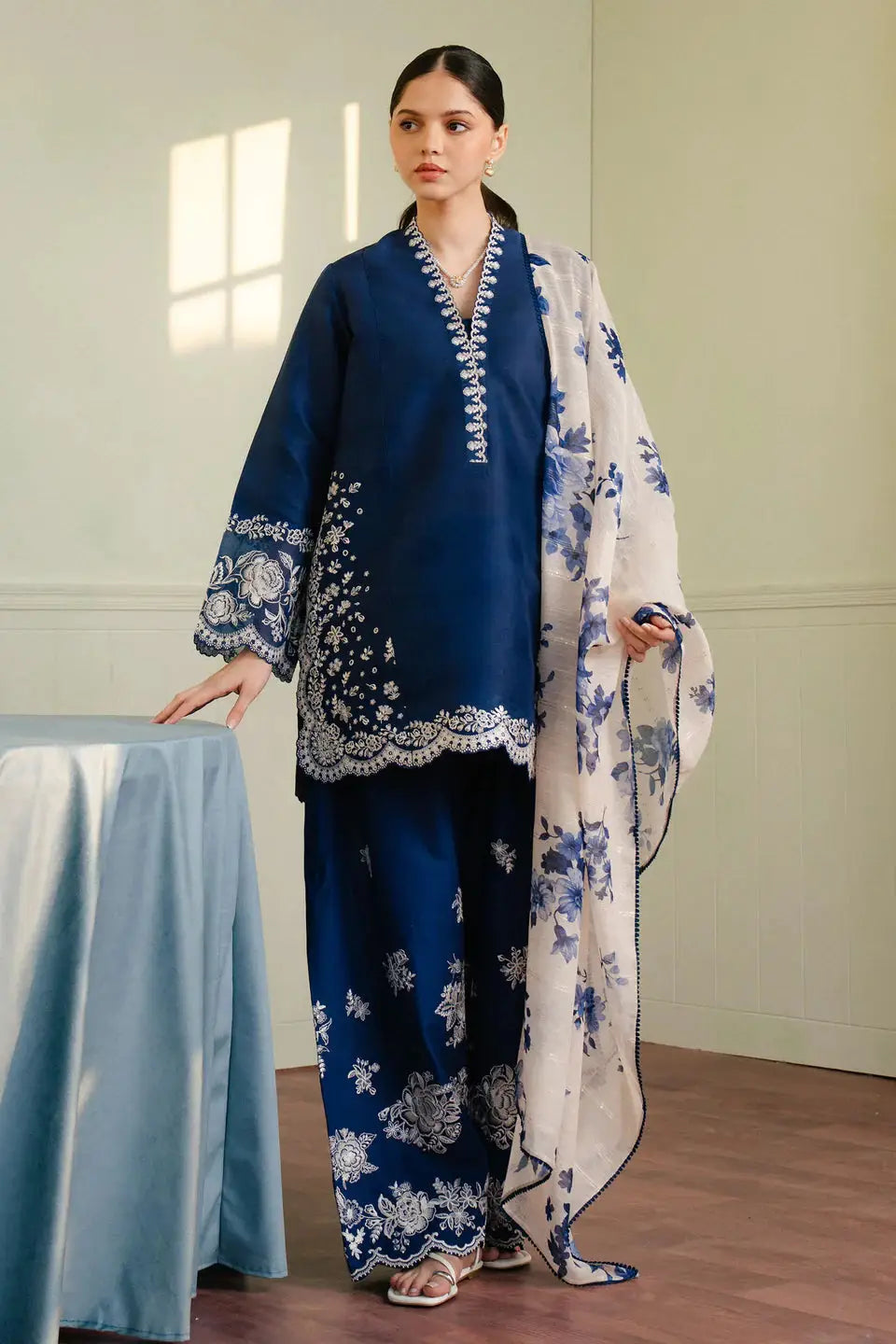Zara Shahjahan | Coco Lawn 25 | MEADOW-8B by Maria Faisal - Registered Vendor of : Zara Shahjahan - type : Ladies Clothes - 100% original wedding dresses