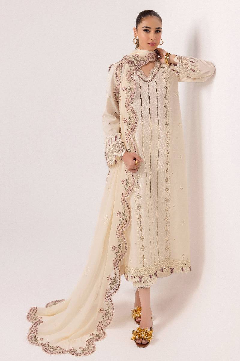 Qalamkar | Basic Pret 25 | KT-01 Lverah by Maria Faisal - Registered Vendor of : Qalamkar - type : Ladies Clothes - 100% original wedding dresses