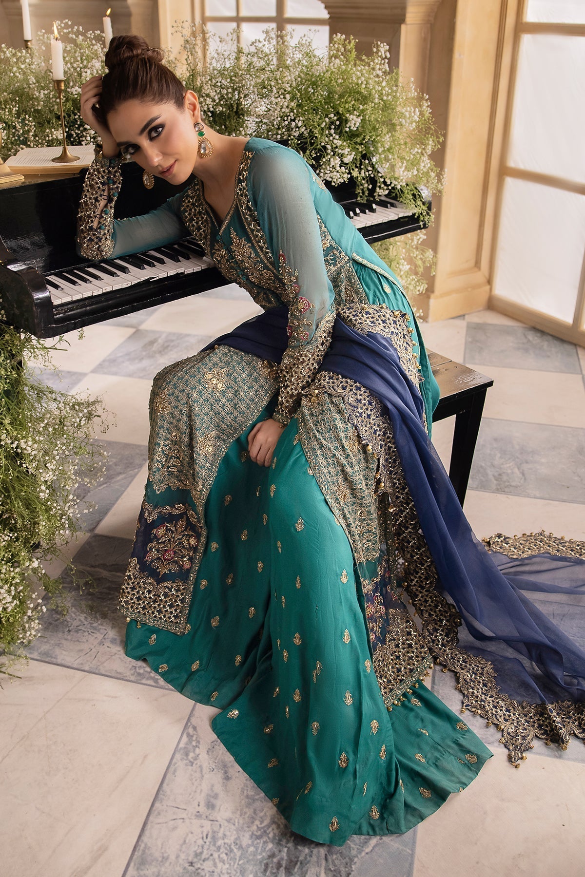 Charizma | Dastan e Jashan | DJW4-07 - Wedding Dress - Maria Faisal