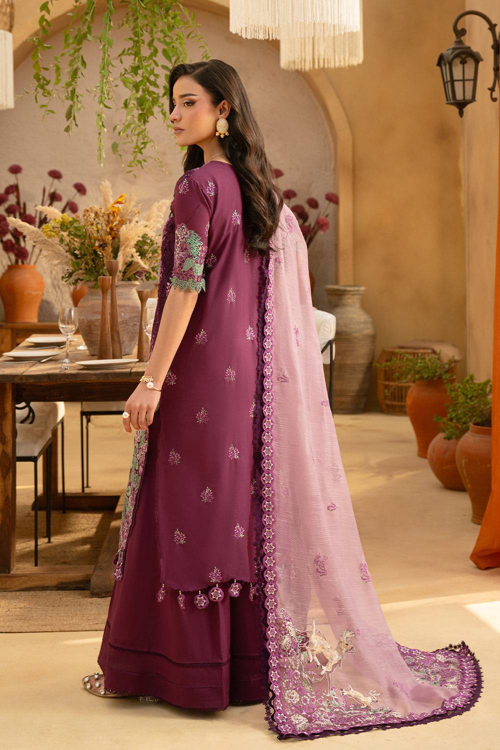Saira Rizwan | Luxury Lawn 25 | VALERIE-SRL25-11 by Maria Faisal - Registered Vendor of : Saira Rizwan - type : Ladies Clothes - 100% original wedding dresses