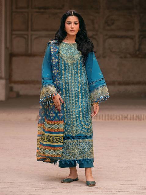 Parishay | Mastani Luxury Lawn 25 | MI - 07 by Maria Faisal - Registered Vendor of : Parishay - type : Ladies Clothes - 100% original wedding dresses
