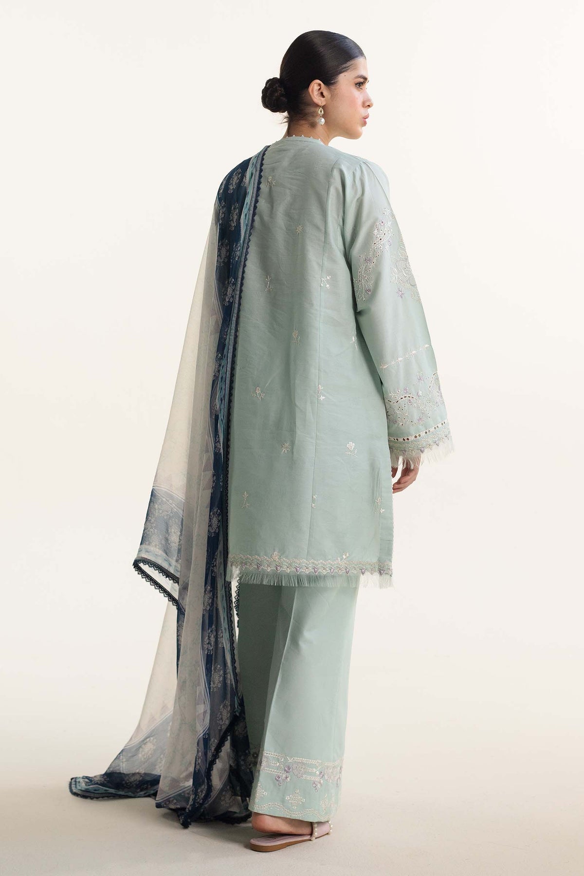 Zara Shahjahan | Coco Lawn Vol 2 | MIRA-8A - Designer Dress with Intricate embroidery and embellishments. Shop elegent wedding dress at Maria Faisal.