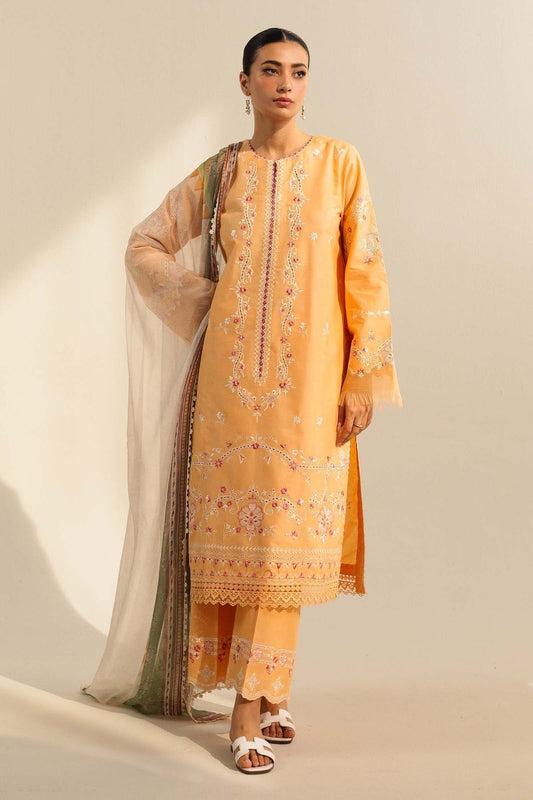 Zara Shahjahan | Coco Lawn Vol 2 | MIRA-8B - Designer Dress with Intricate embroidery and embellishments. Shop elegent wedding dress at Maria Faisal.