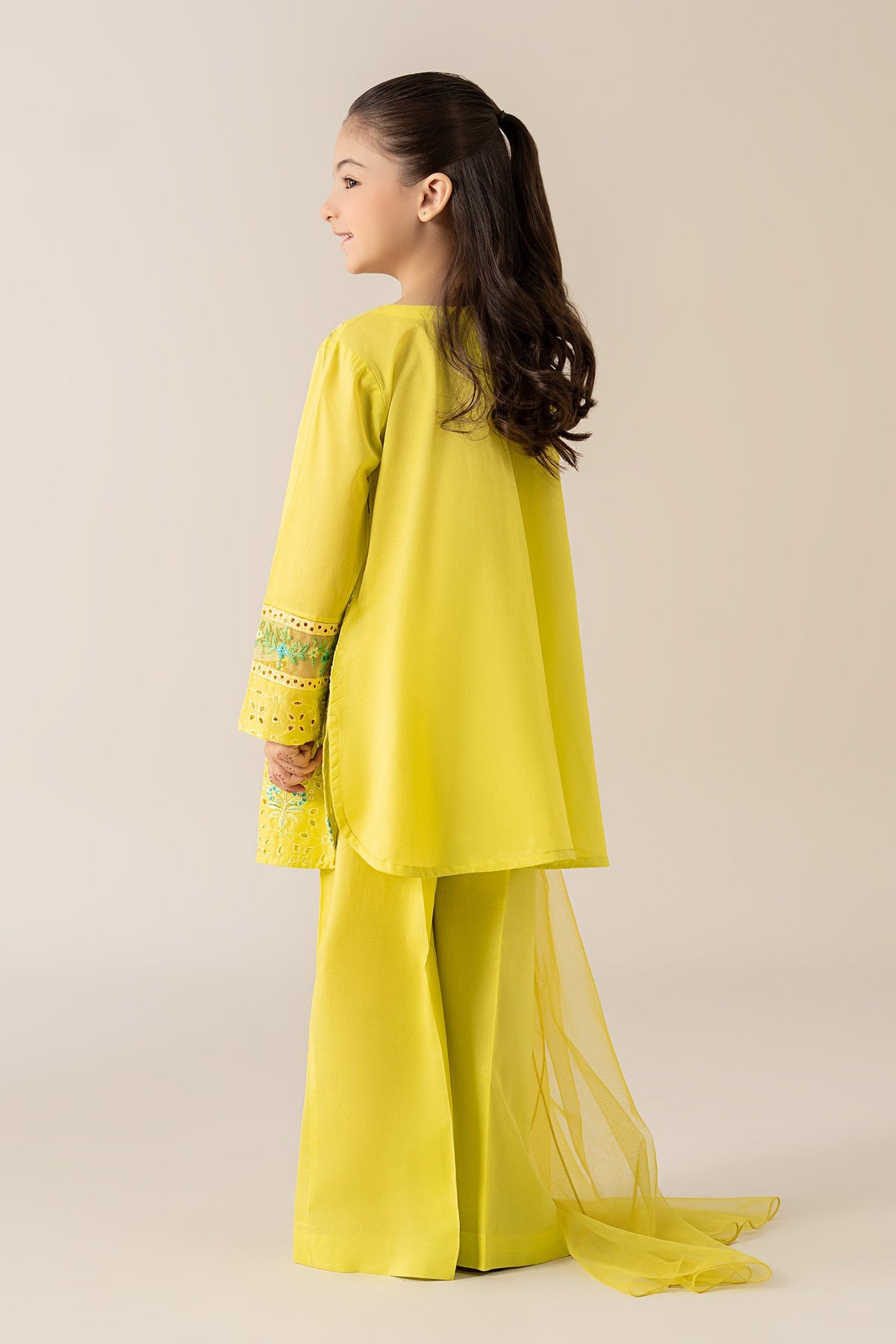 3 Piece Embroidered Lawn Suit - Kids Clothing - available at Maria Faisal in UK and USA.