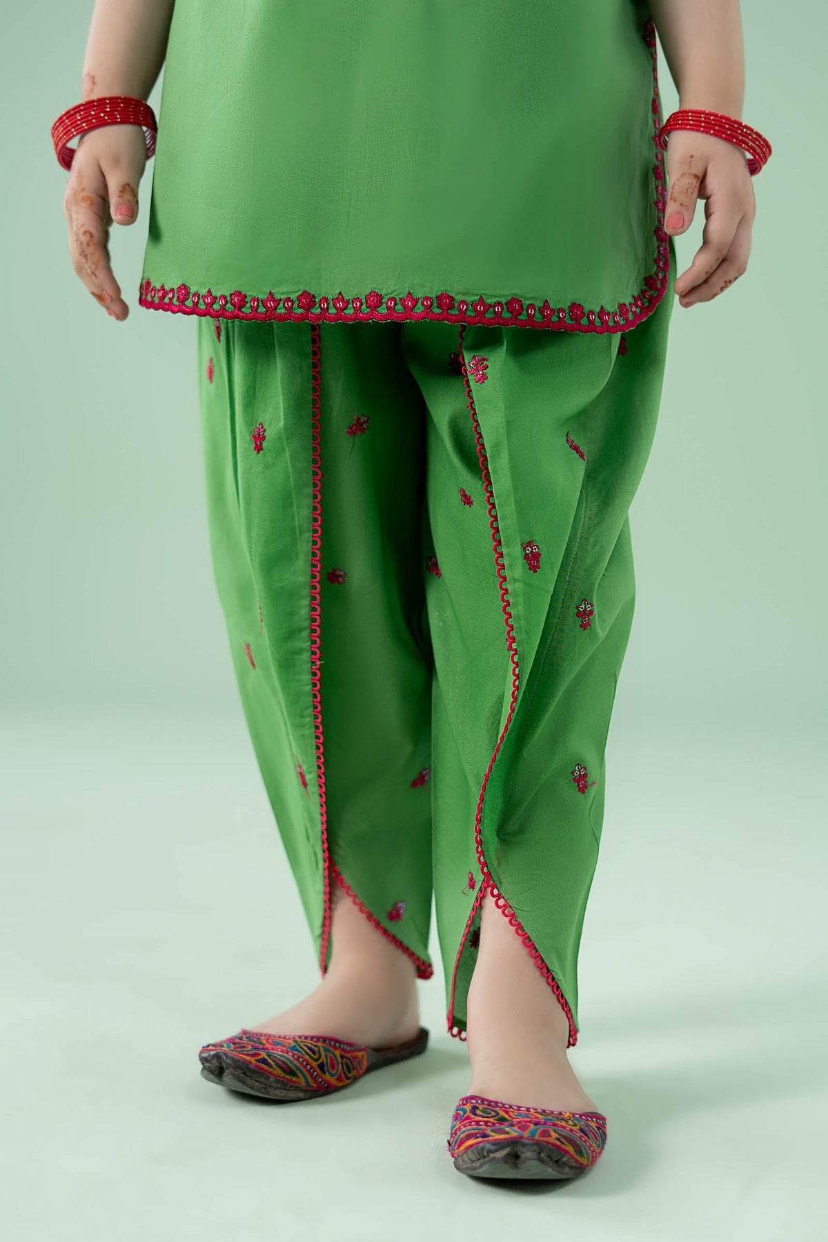 3 Piece Embroidered Lawn Suit - Kids Clothes - available at Maria Faisal in UK and USA