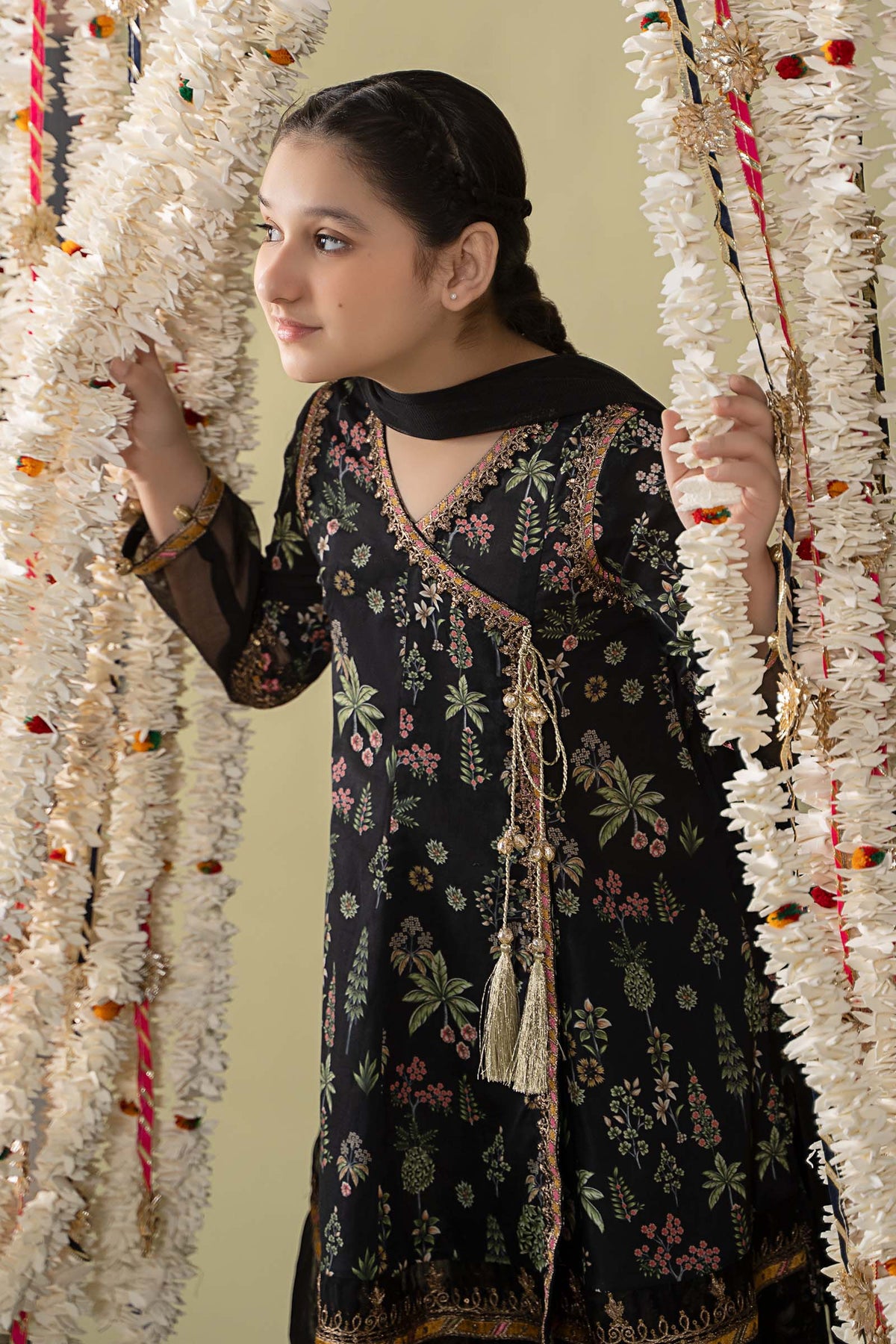 3 Piece Printed Lawn Suit - Kids Clothes - available at Maria Faisal in UK and USA