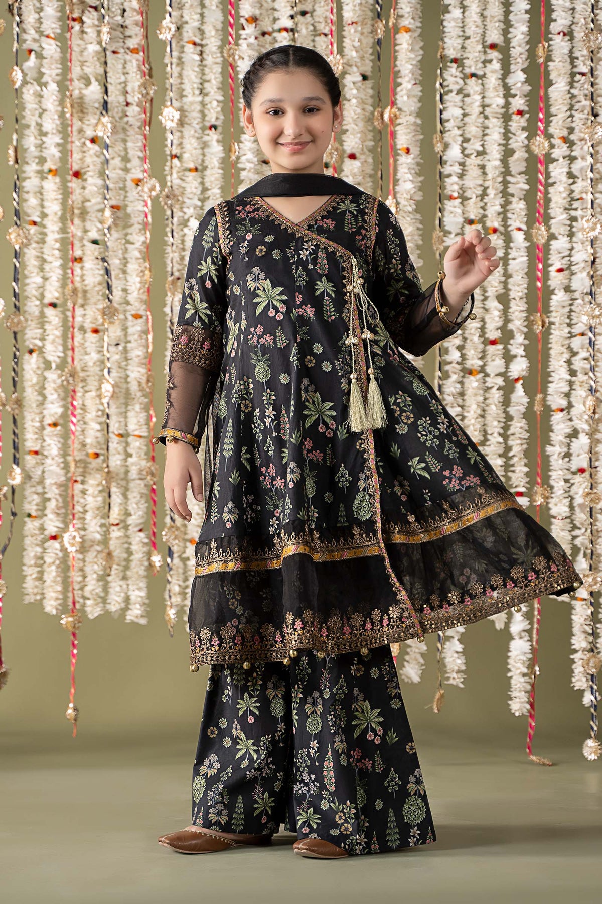 3 Piece Printed Lawn Suit - Kids Clothes - available at Maria Faisal in UK and USA