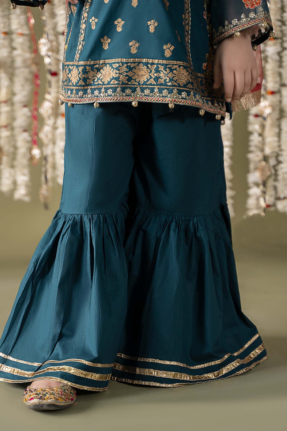 Maria B | 3 Piece Embroidered Lawn Suit | MKD-EF25-24 by Maria Faisal - Registered Vendor of : Maria B - type : Kids Clothes - 100% original wedding dresses