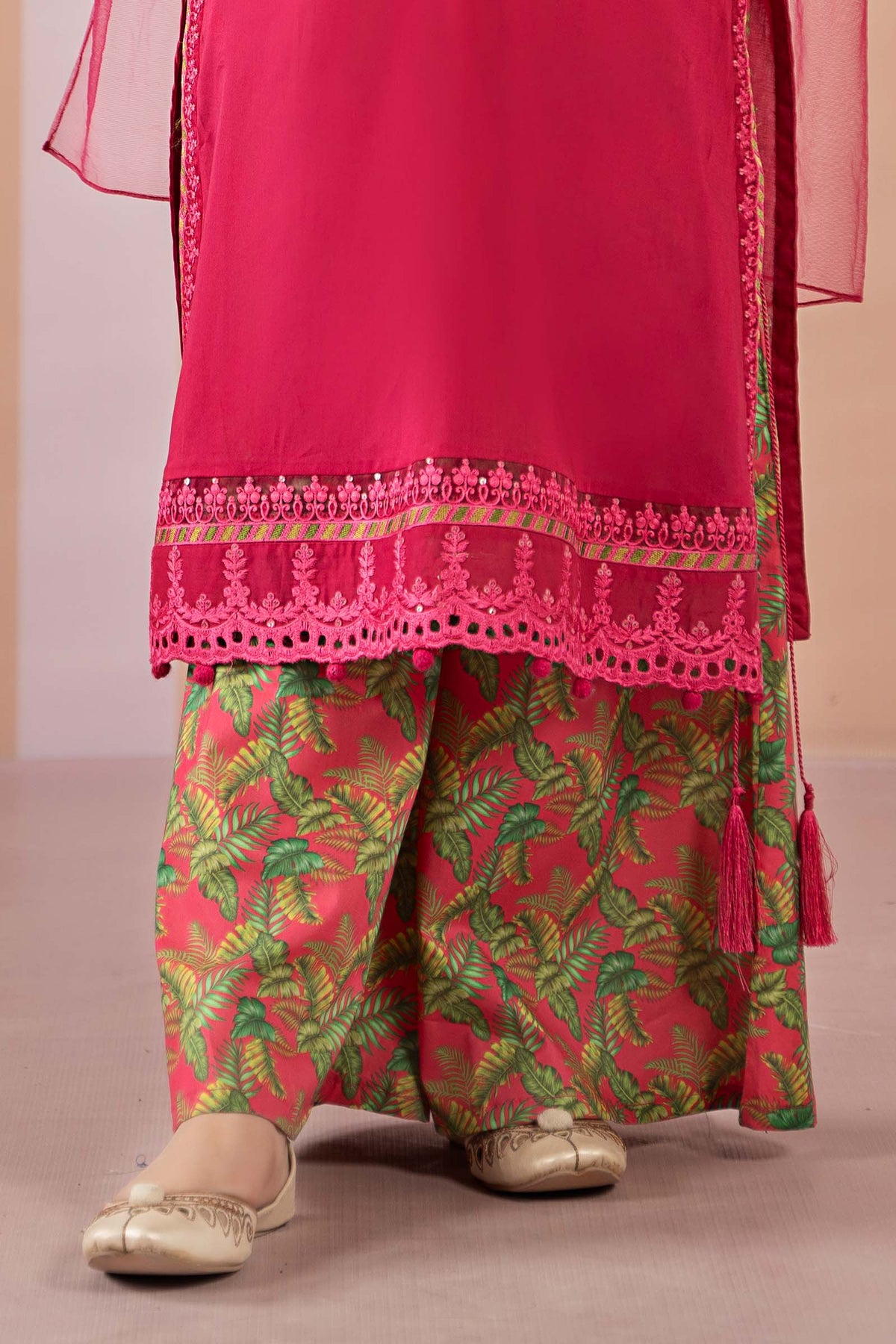 Maria B | 2 Piece Printed Lawn Suit | MKD-EF25-67 by Maria Faisal - Registered Vendor of : Maria B - type : Kids Clothes - 100% original wedding dresses