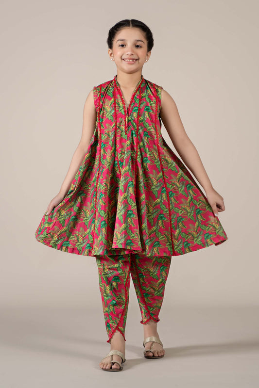 2 Piece Printed Lawn Suit - Kids Clothes - available at Maria Faisal in UK and USA