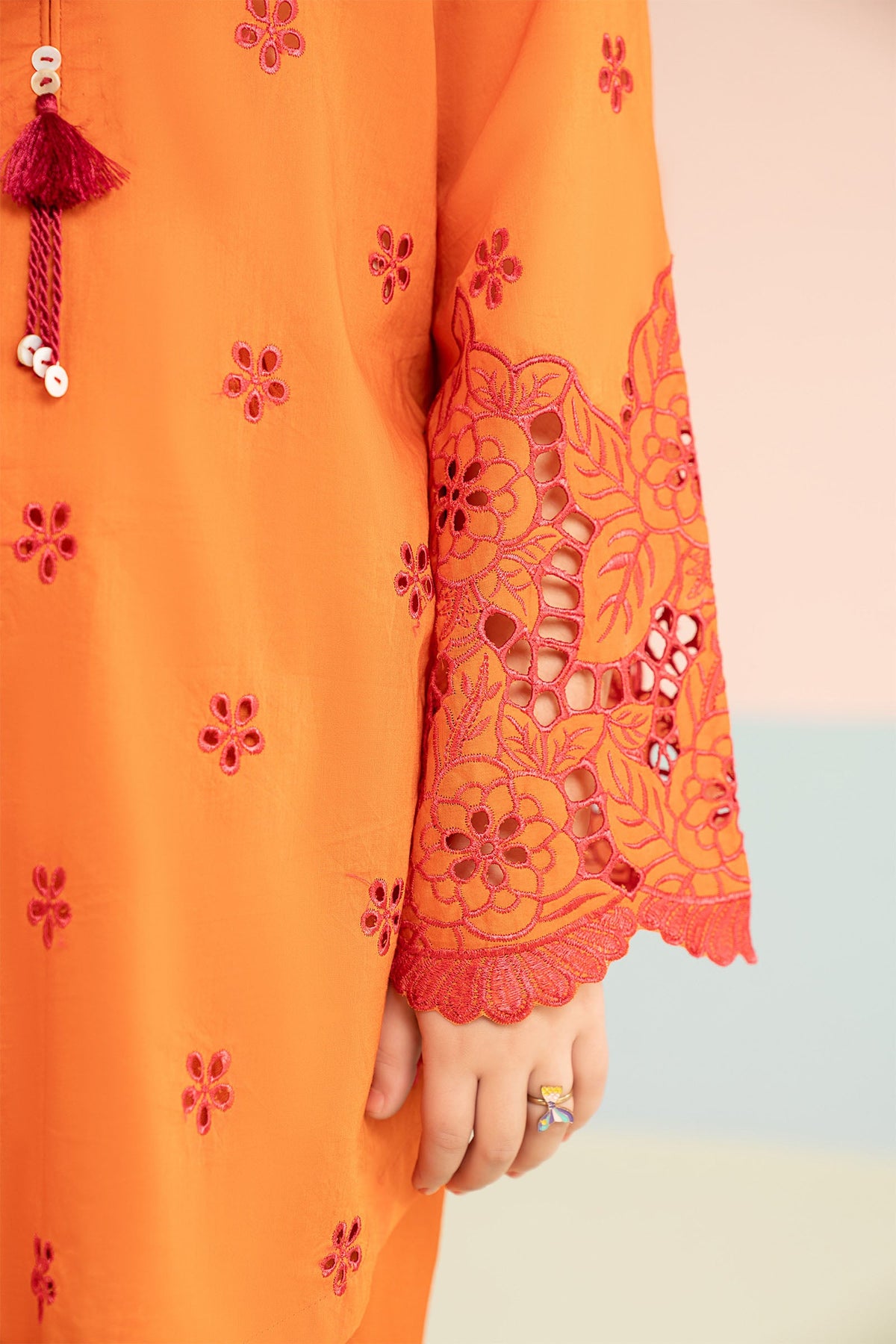 2 Piece Embroidered Lawn Suit - Kids Clothing - available at Maria Faisal in UK and USA.