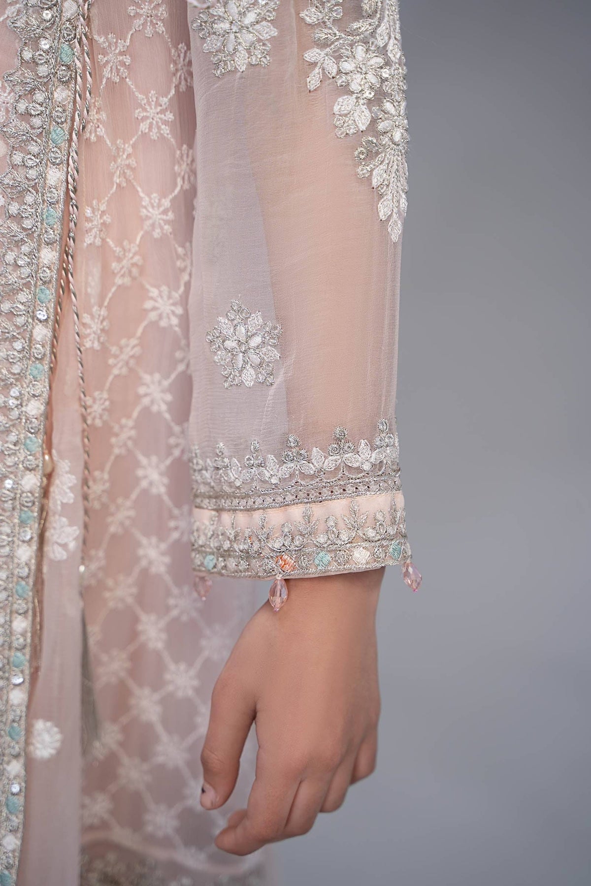 Maria B | 3 Piece Embroidered Suit | MKS-EF23-32R1 by Maria Faisal - Registered Vendor of : Maria B - type : Kids Clothes - 100% original wedding dresses