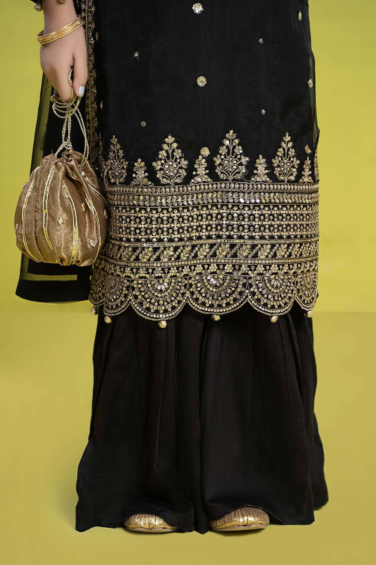 Maria B | 3 Piece Embroidered Organza Suit | MKS-EF24-37 by Maria Faisal - Registered Vendor of : Maria B - type : Kids Clothes - 100% original wedding dresses