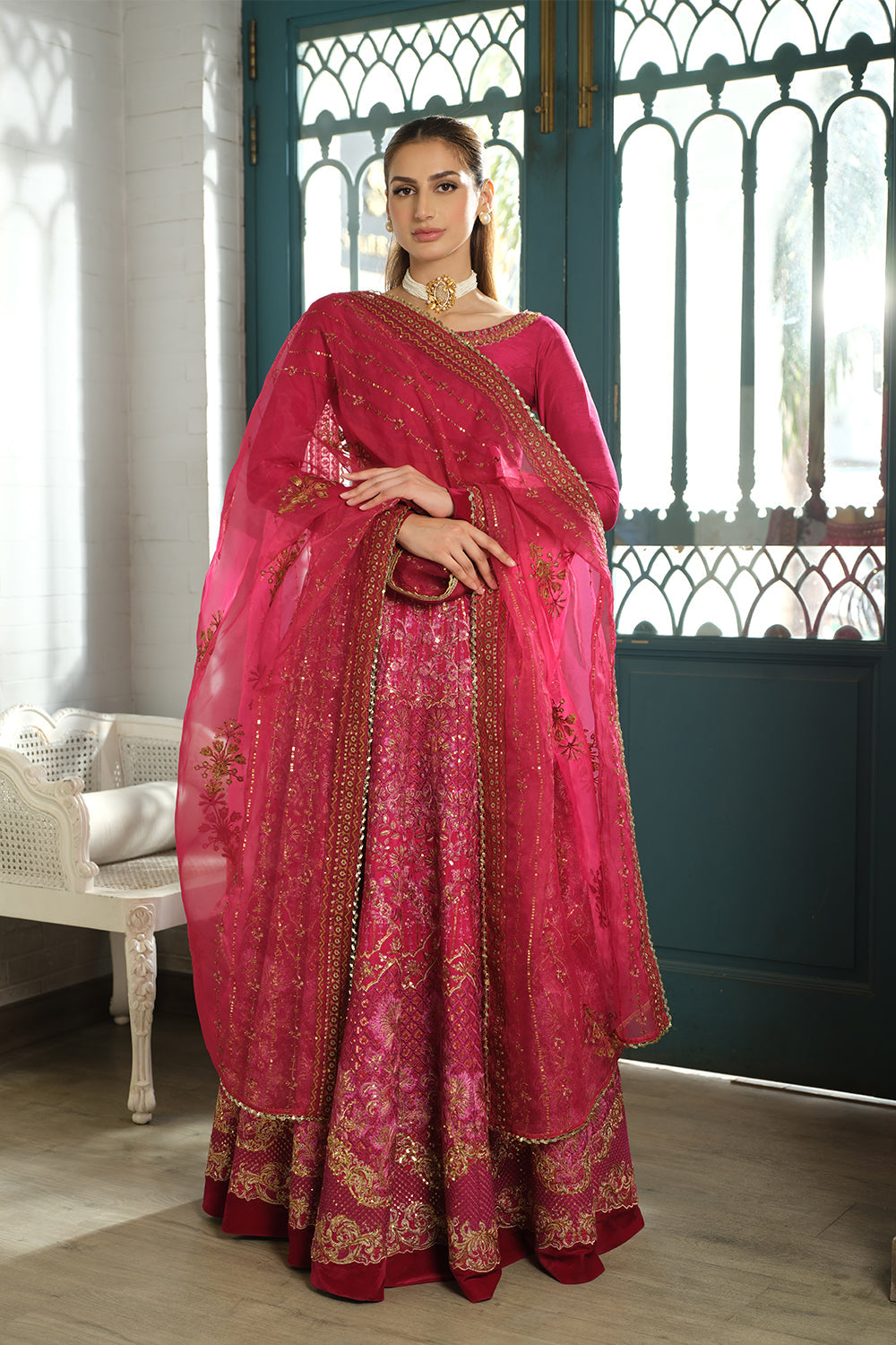 Saira Rizwan | Naqsh Festive | SRN24-04 Sharmas - Wedding Dress - Maria Faisal