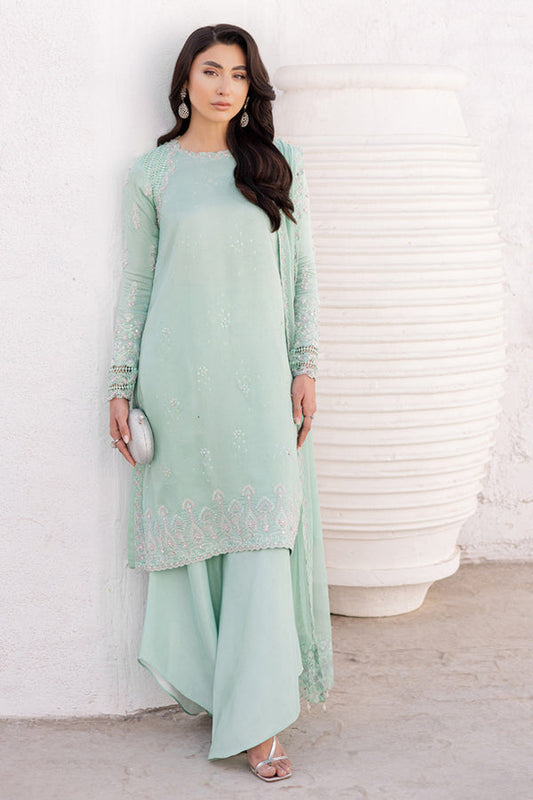 Marjjan | Elyna Lawn | NOA MP-45 (MINT GREEN) - Ladies Clothes - Maria Faisal