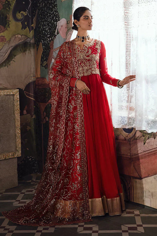 Mushq | Irha Kalidaar Chiffon Pret | RAYA - Wedding Dress - Maria Faisal