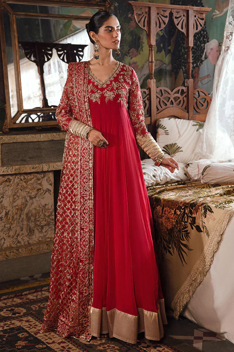 Mushq | Irha Kalidaar Chiffon Pret | MALIAH - Wedding Dress - Maria Faisal