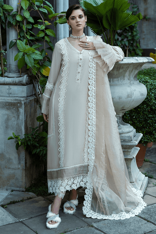 Mushq | Euphoria Eid Pret | Leslie by Maria Faisal - Registered Vendor of : Mushq - type : Ladies Clothes - 100% original wedding dresses