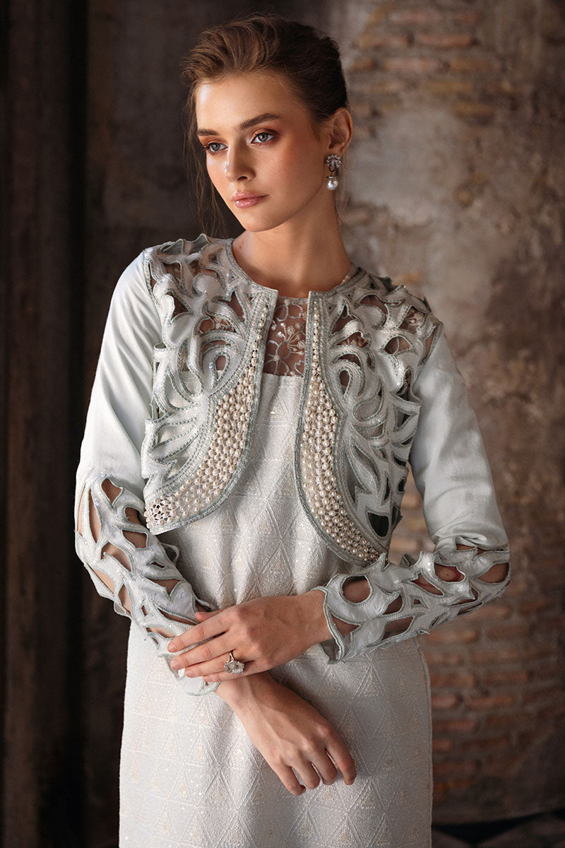 Mushq | Fusion Pret | CLIO - Designer Dress with Intricate embroidery and embellishments. Shop elegent wedding dress at Maria Faisal.