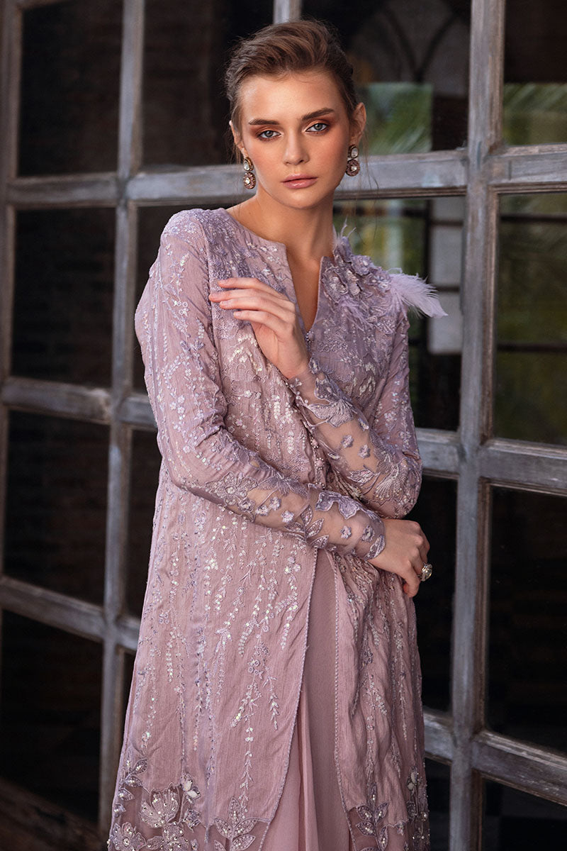 Mushq | Fusion Pret | EMBER - Designer Dress with Intricate embroidery and embellishments. Shop elegent wedding dress at Maria Faisal.